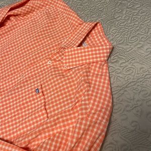 Southern Tide Gingham Dress Shirt Size S